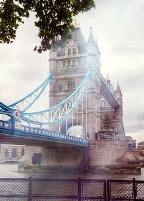 Tower Bridge and fog