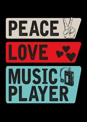 Peace Love Music Player