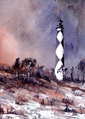 Lighthouse Outer Banks art
