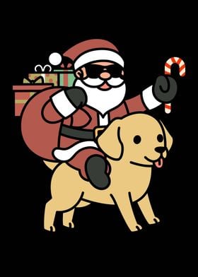 Labrador Santa Claus 