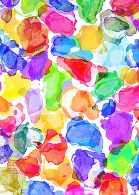 Grunge Watercolor Blots