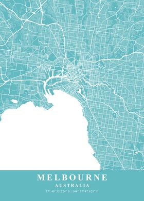 Melbourne Beach Plane Map