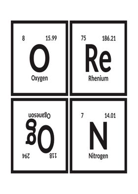 Oregon Periodic Table