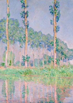 Claude Monets Poplars