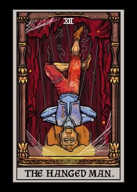 Hanged Man Terror Tarot