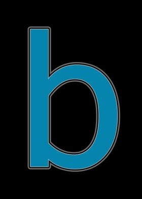 b small letter