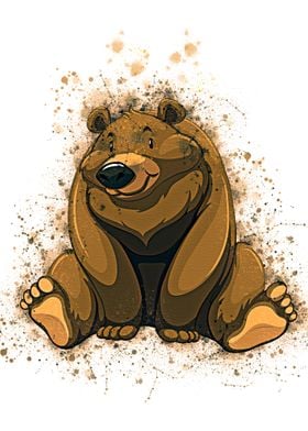 Brown Bear cartoon