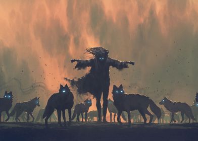 demonic wolves