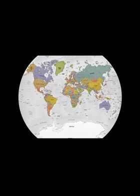 world map 