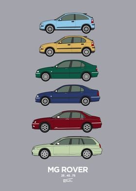 Rover 2001 Car Collection