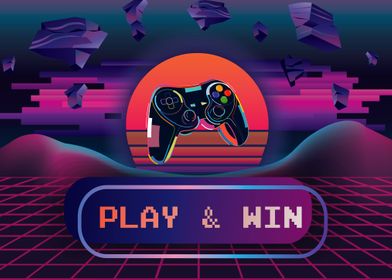 Play And Win' Poster by Moon Soul | Displate