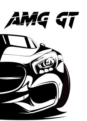 Amg gt poster