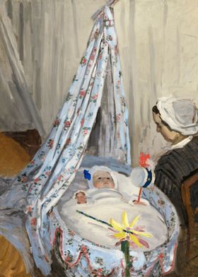 The Cradle by Monet