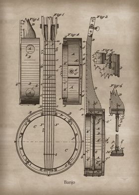 Vintage Banjo 2