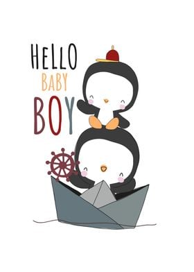 baby boy cute aesthetic | Art Board Print