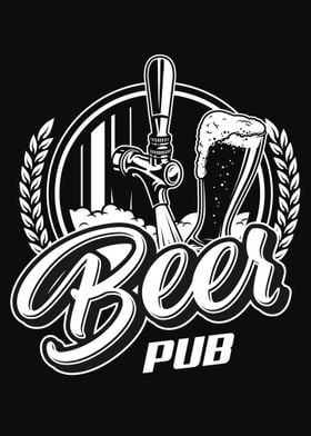 Vintage beer pub