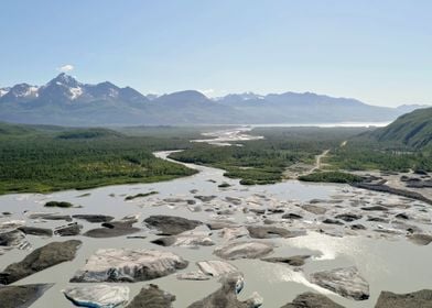 glacier lake alaska