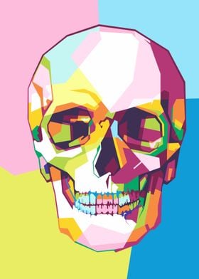 popart skull