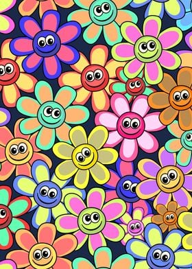 Cheerful Smiling Daisies