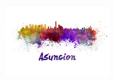 Asuncion skyline 