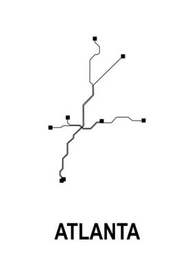 Atlanta Subway Map