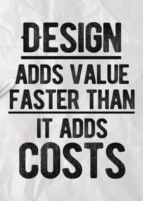 Design Adds Value