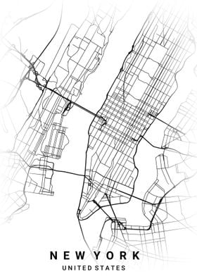 new york city map