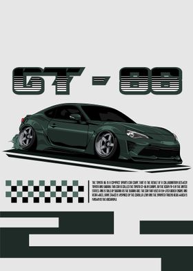 Toyota GT 86 Green 1