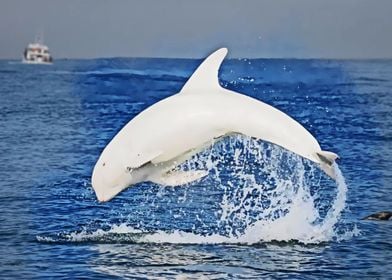 white dolphin