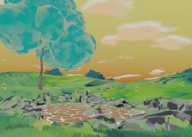 Calming Plains Sunset ALT