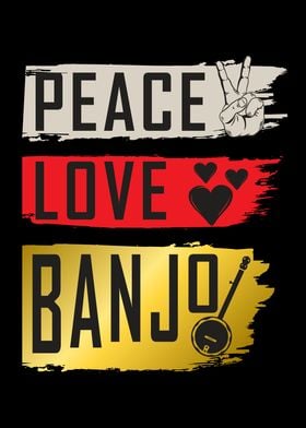 Peace Love Banjo