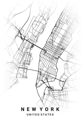 new york city map