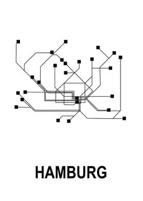 Hamburg Subway Map