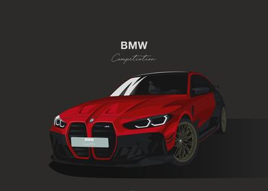 BMW M3 Competition art