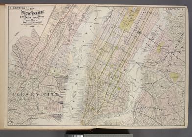 Map of New York 1891