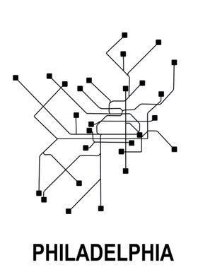 Philadelphia Subway Map