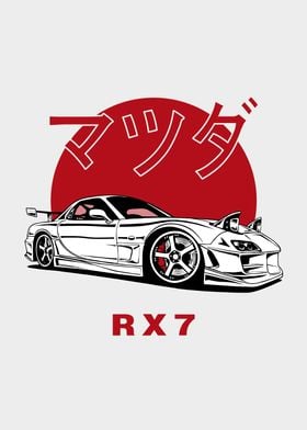 RX7 Legendary Car