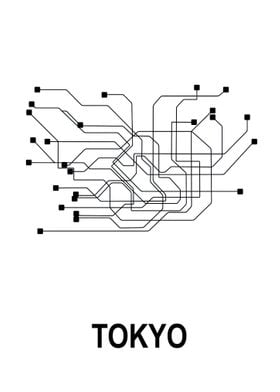 Tokyo Subway Map