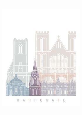 HARROGATE SKYLINE POSTER 