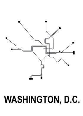 Washington DC Subway Map