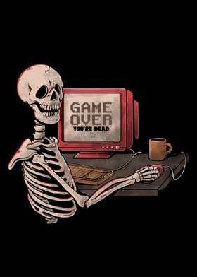 Game Over Skull