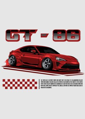 Toyota GT86 Red