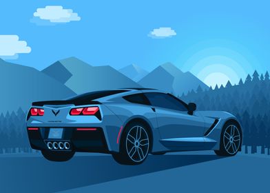 Chevrolet Corvette Art