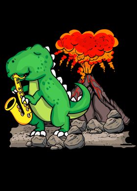 Dinosaur Music Saxophone