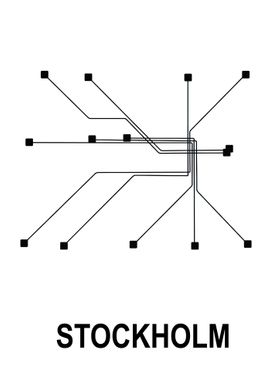 Stockholm Subway Map