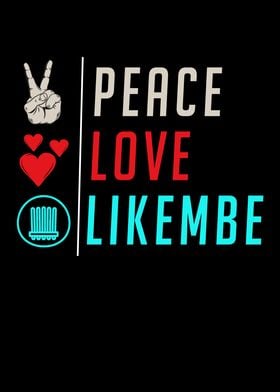 Peace Love Likembe