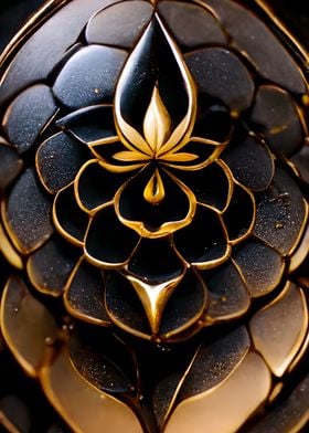 Symmetric dark mandala