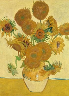 van Gogh Sunflowers 1888