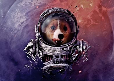 Astronaut Dog