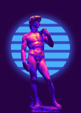 RETRO80S DAVIDMICHELANGELO